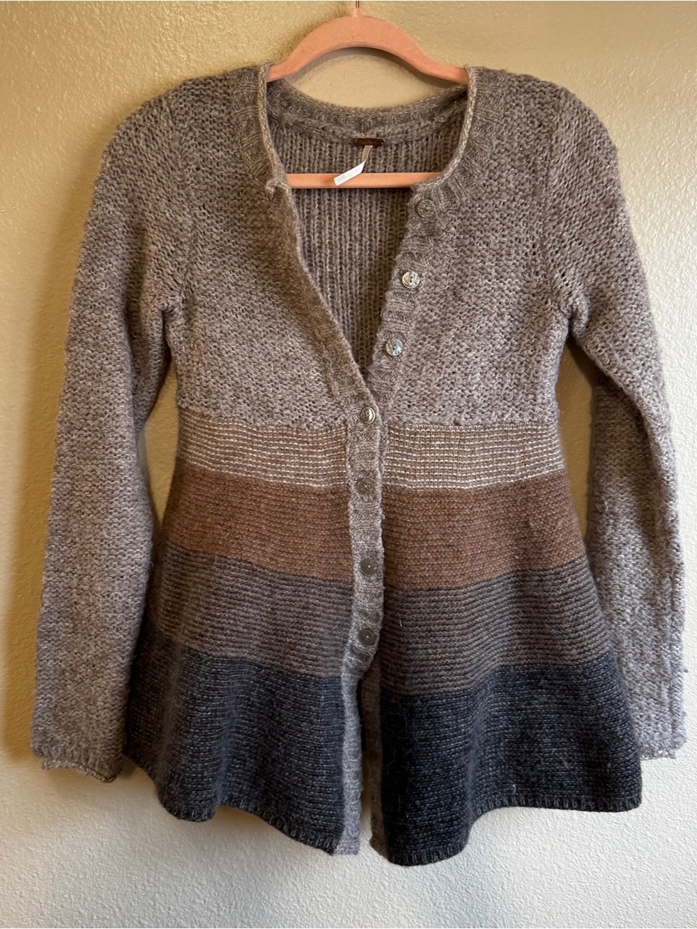 Free People Multicolor Knit Sweater